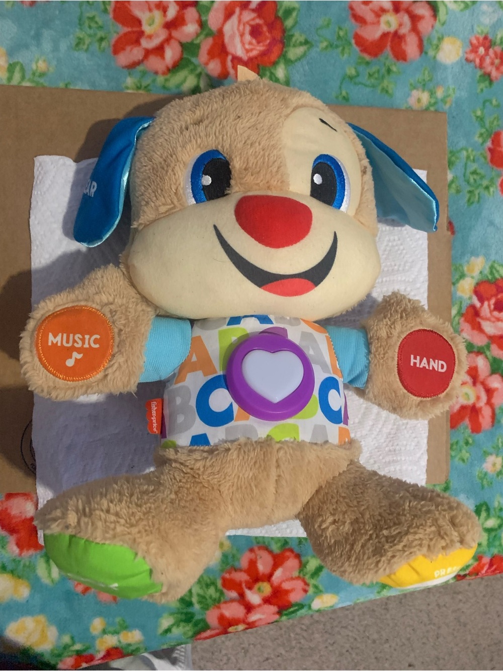 Fisher Price Laugh & Learn Smart Stages Plush Interactive Puppy